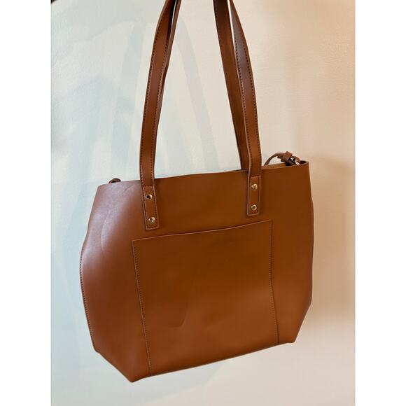 Henny + Lev Vegan Leather Tote Bag  - Minor Imperfections - Picture 1 of 7